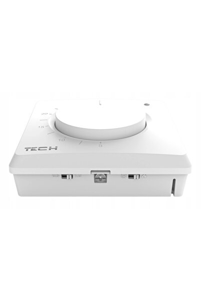 NO BRAND T-P1.1z TECH Regulator de cameră cu două poziții, cu cablu, 230 V, ALB