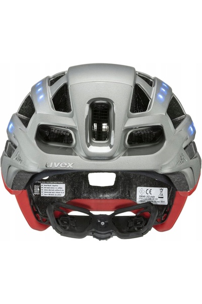 Uvex Cască de bicicletă Finale Light 2.0 argintiu/roșu mat 52-57 cm