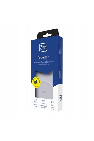 3MK Powerbank PastelUp 10.000mAh 22.5W USB 1A1C - Alb
