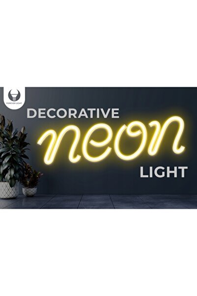 NO BRAND Semn neon LED pentru perete, Planetă Saturn, tematică spațială, lamp...