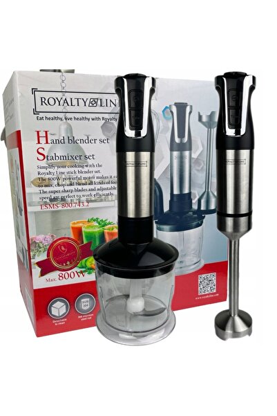 Royalty Line BLENDER MANUAL MULTIFUNCȚIONAL, MIXER, MALAKSER, TURBO, ROBOT, T...