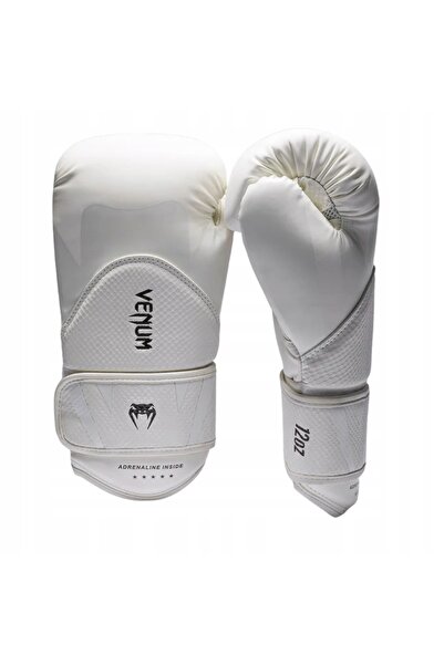 Venum Mănuși de box Challenger 4.0 Ivory de 16 oz pentru bărbați
