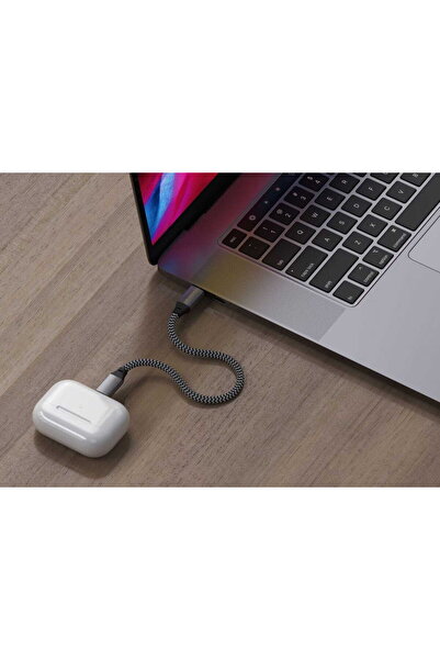 NO BRAND Cablu Satechi USB-C la Lightning 25 cm - Apple iPhone iPad
