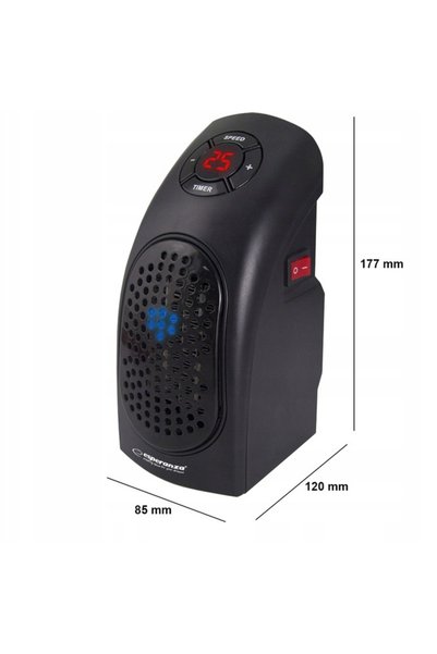 ESPERANZA Încălzitor 400W "Kalahari" negru