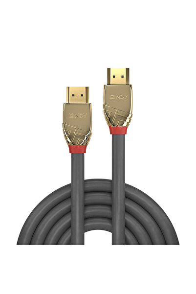 Bark and Lindy Cablu HDMI 2.1 LINDY Ultra High Speed M/M 5m gri/auriu