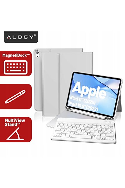 ALOGY Tastatură și husă pentru iPad 10 GEN 10.9 10GEN 2022 cu suport pentru s...