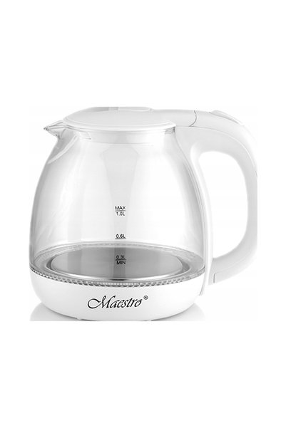 Maestro Fierbător electric MR055 1100 W 1l Iluminat Alb