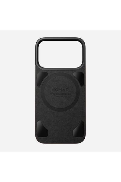 NO BRAND Husă din piele pentru spate cu MagSafe Nomad iPhone 17 Pro Maro Rustic