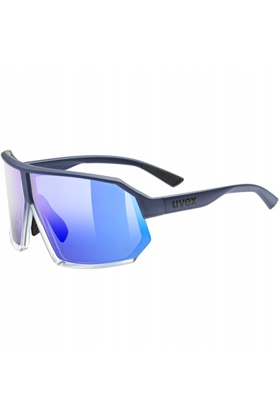 Uvex Ochelari de soare Sportstyle 237 albastru metalic/transparent/albastru o...