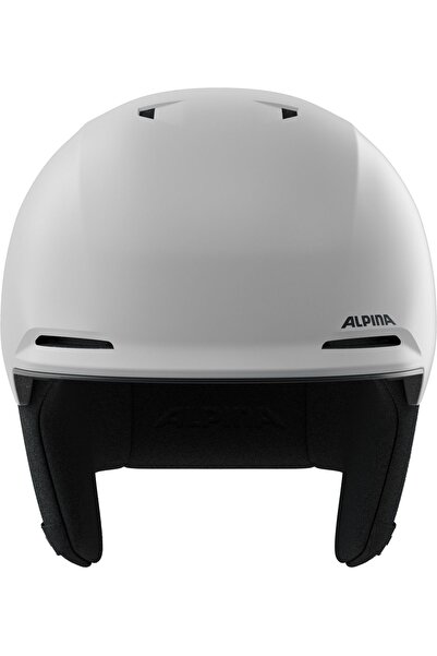 Alpina Casca de schi Brix alb/metalizat mat 55-59 cm