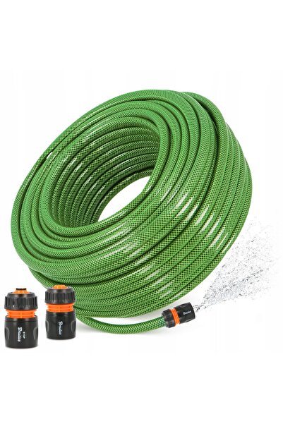 Bradas FURTUN DE GRĂDINĂ 1/2, 30 M, CU 3 STRATURI, PENTRU APĂ, ELASTIC, RULAB...