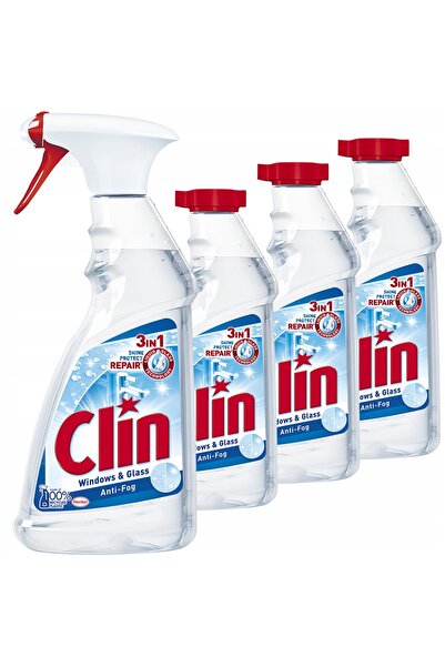 Clin Soluție anti-aburire pentru sticlă și oglinzi 10x500ml