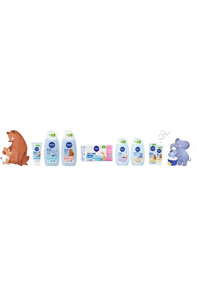 NIVEA 3x Demachiant delicat pentru bebeluși, 450 ml