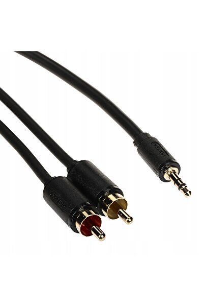 NO BRAND Cablu 2 x RCA CINCH - Jack 3.5 mm STEREO 10 m