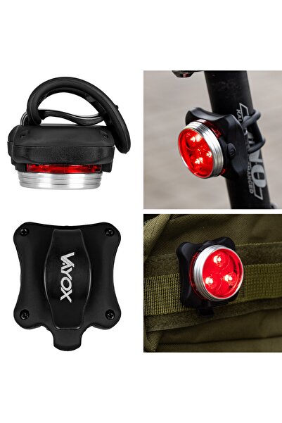 NO BRAND LUMINI BICICLETA LED FAȚĂ ȘI SPATE, KIT POWER BANK PRO VAYOX