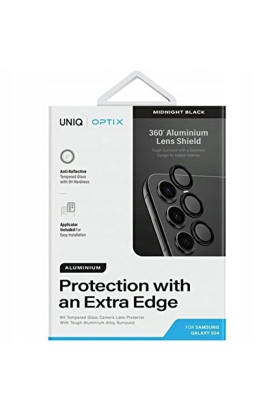 NO BRAND UNIQ Optix Protector de lentilă din aluminiu pentru cameră Sam S24 S...