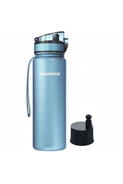 Aquaphor Kit 2x sticlă cu filtru City 0,5l albastru