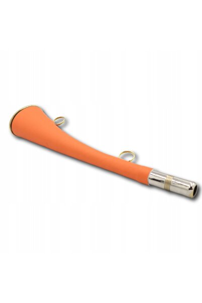 NO BRAND Fluier de semnalizare pentru vânătoare, piele portocalie, 25cm, PREMIUM
