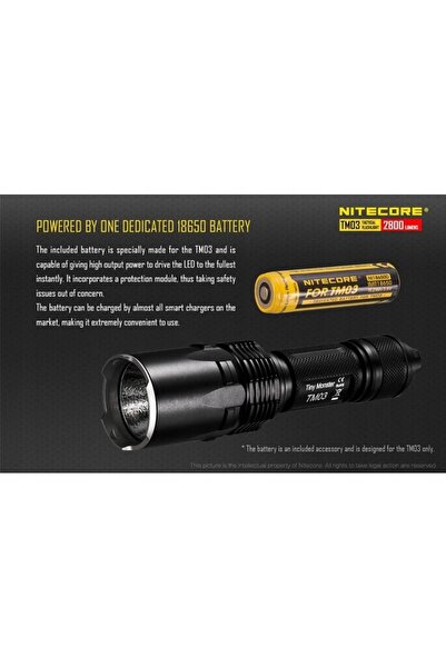 NO BRAND NITECORE Tm03 lanternă de drumeție neagră