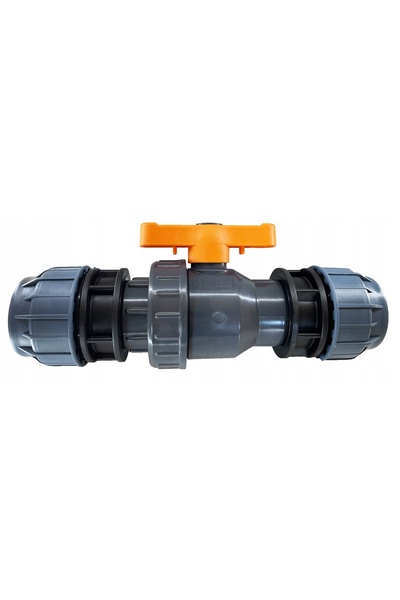 LoveMyGarden Conector automat de trecere pentru conductă de valvă 50 mm 2 "
