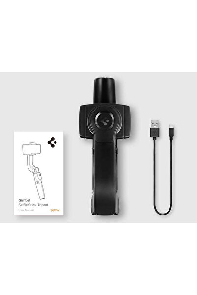 Spigen S610W selfie stick cu suport, Gimbal, Trepied, stick foto Bluetooth