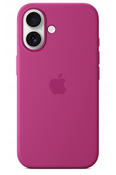 Apple Husă de silicon MagSafe pentru iPhone 16 fucsia