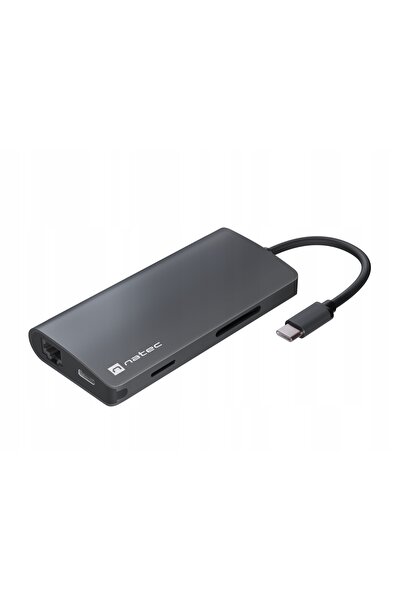 Natec Stație de andocare USB Fowler 2 V2 Hub multiport USB-C la USB 3.0 3x