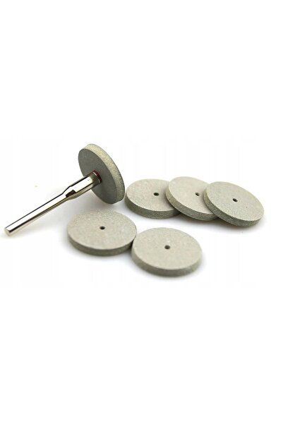 NO BRAND Disc de lustruit metal, din cauciuc, 22 mm, 3 mm, 21 buc.