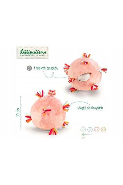 NO BRAND Minge multifuncțională cu sunet Sarenka Stella senzorială Lilliputiens