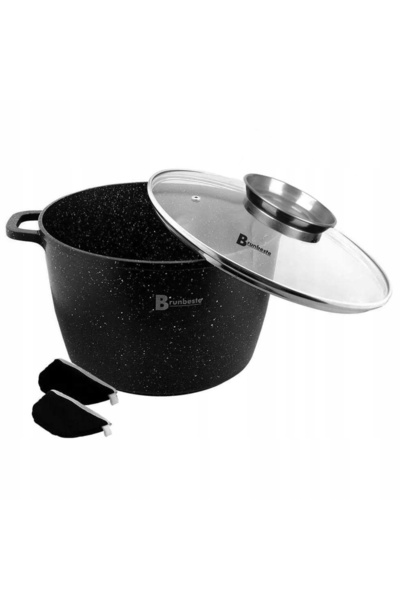Brunbeste Oală tradițională înaltă din marmură 24cm / 6,2L 6,2 l