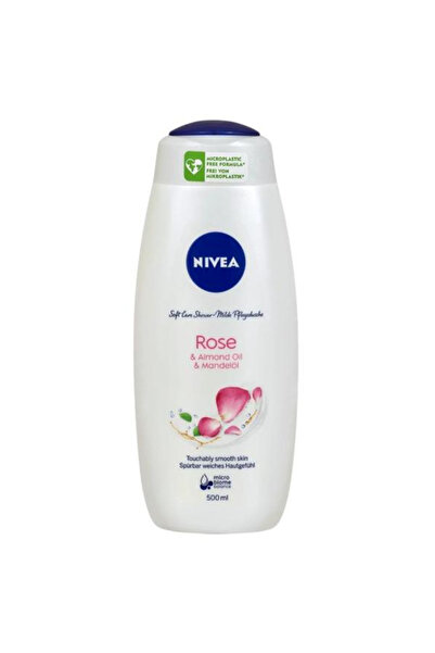 NIVEA Gel de Dus cu Trandafiri si Ulei de Migdale - Rose & Almond Oil, 500 ml