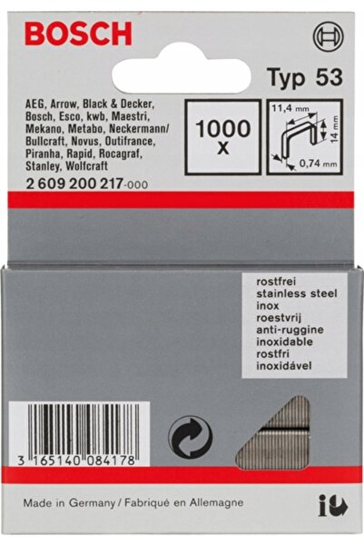 Bosch ZSZYWKI TIP 53 14 mm ORIGINAL 1000 bucăți