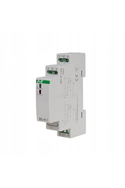 F&F DİZAYN BISTABILNIE RELEU COMUTAT LED 16A 1NO 230V AC CU MEMORIE F&F BIS-4...