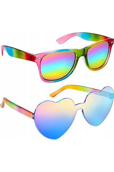 NO BRAND OCHELARI COLORATI INIMĂ PETRECERE REWIA CARNIVAL FĂRĂ MARCĂ OCHELARI...