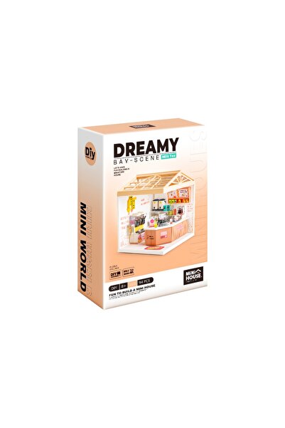 NO BRAND QBI Toy Casă Miniaturală Magazin de Înghețată MU08002