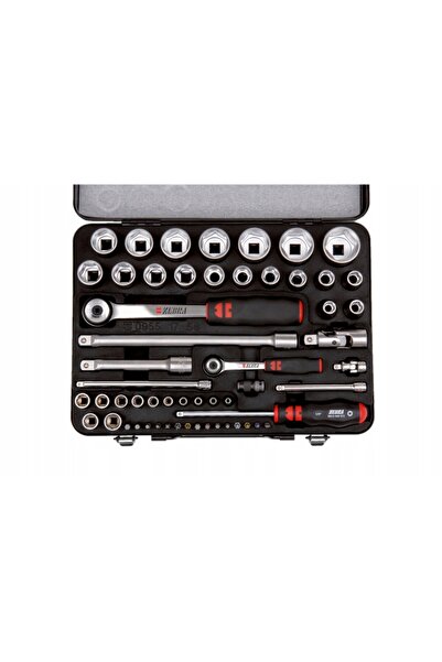NO BRAND Set de chei tubulare WURTH 1/4 1/2, 56 piese