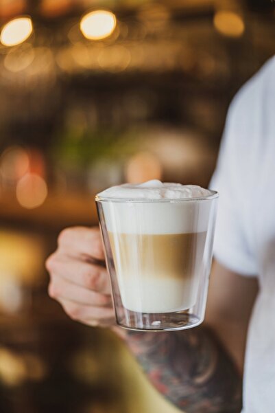 Vialli Design 2 Pahare termice mari pentru cafea, latte, cappuccino, ceai 400