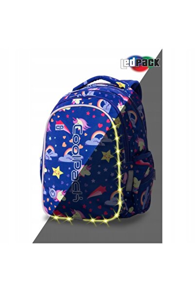 NO BRAND Rucsac școlar UNICORN LEDPACK pentru fete kl. 1-3