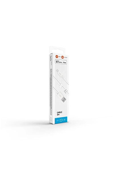NO BRAND Cablu USB/Lightning fix, 2m, alb