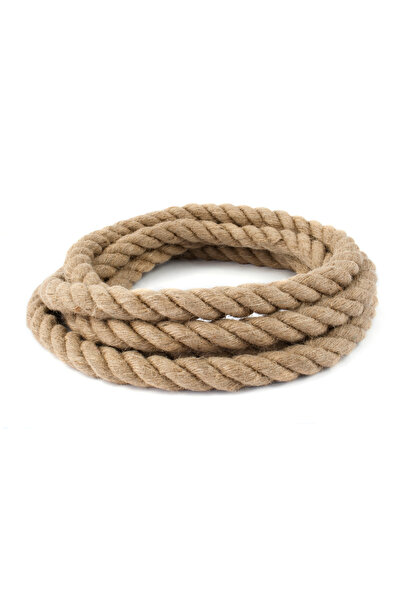 NO BRAND LINA Sfoară de iută decorativă nautică, răsucită, 26mm 20m