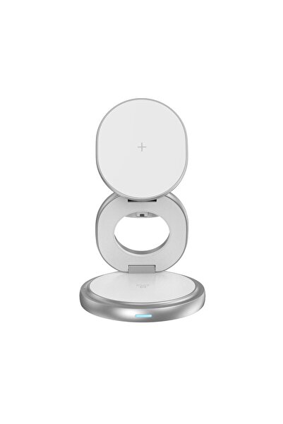 NO BRAND Încărcător Silver Monkey MagCharger 3 în 1, stație de încărcare plia...