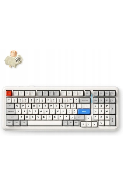 NO BRAND Tastatură Retro Albă MCHOSE MC-K99V2-11