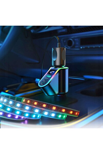 NO BRAND ÎNCĂRCĂTOR AUTO RAPID USB-C / USB-A 150W 4 ÎN 1 CU PRIZĂ BRICHETĂ AUTO