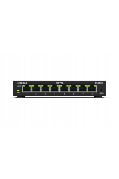 NETGEAR Switch 8 porturi GS308E (8x10/100/1000Mbit)