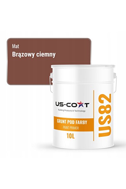 NO BRAND GRUNT Vopsea pentru pereți, siliconică, maro închis F326 UV 10L Prod...