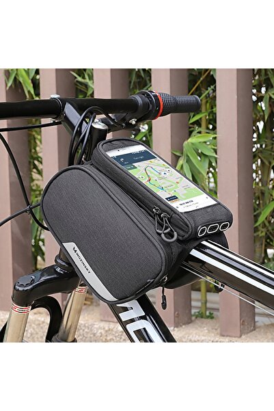 WOZINSKY Geantă de cadru pentru bicicletă WBB7BK