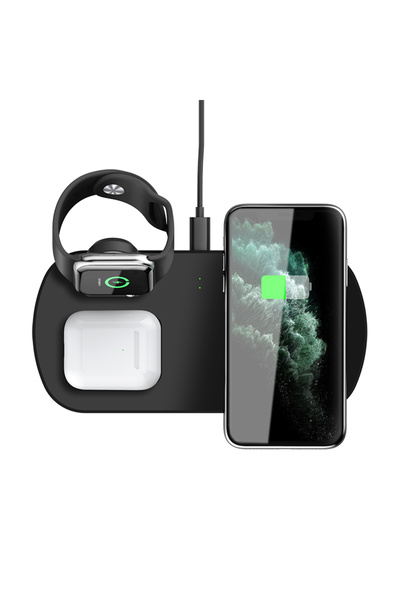 NO BRAND ÎNCĂRCĂTOR INDUCTIV PENTRU IPHONE, APPLE WATCH, AIRPODS