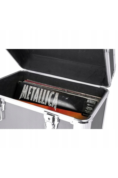 NO BRAND VALIZĂ CASE PENTRU DISCURI DE VINIL, aproximativ 60 de bucăți PD