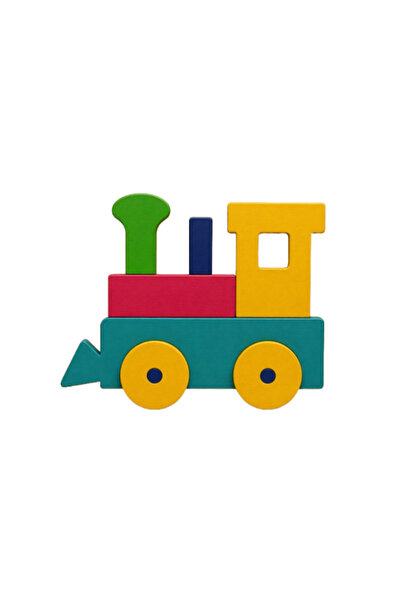 Gabcom Puzzle din Lemn – Tren3 | Puzzle Montessori Educativ | 7 Piese | 19 x ...