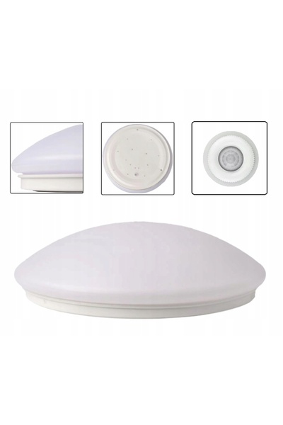 ecolight Plafonieră LED cu senzor de mișcare 12W IP20 4000K